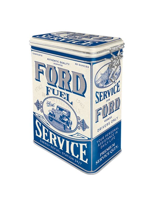 Plechová dóza s klipem - Ford Fuel Service