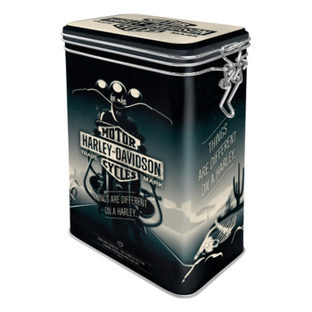 Plechová dóza s klipem - Harley-Davidson Things Are Different