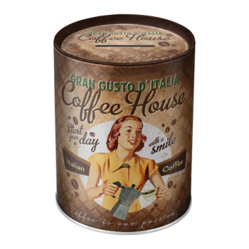 Plechová kasička - Coffee Fund