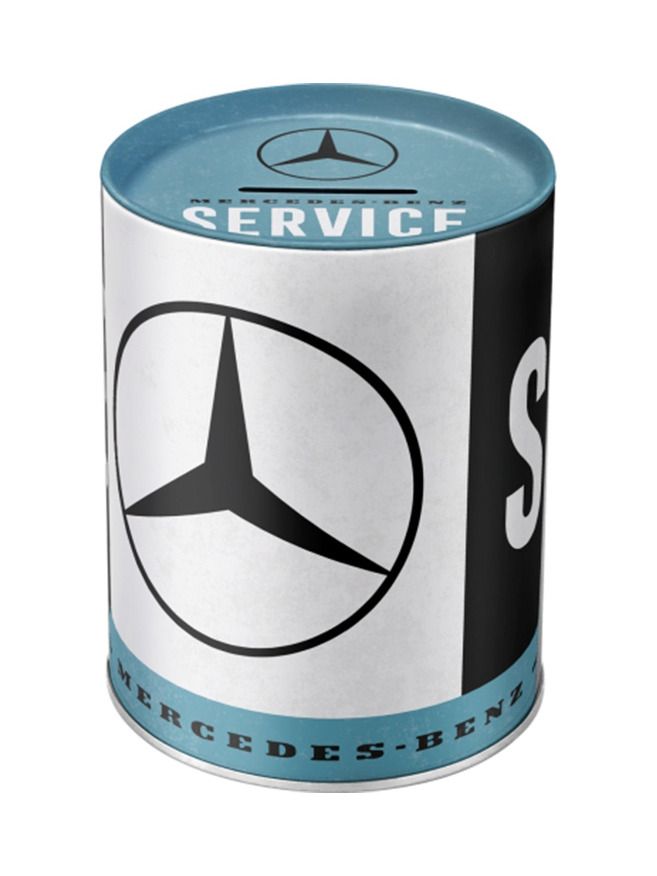 Plechová kasička - Mercedes-Benz Service
