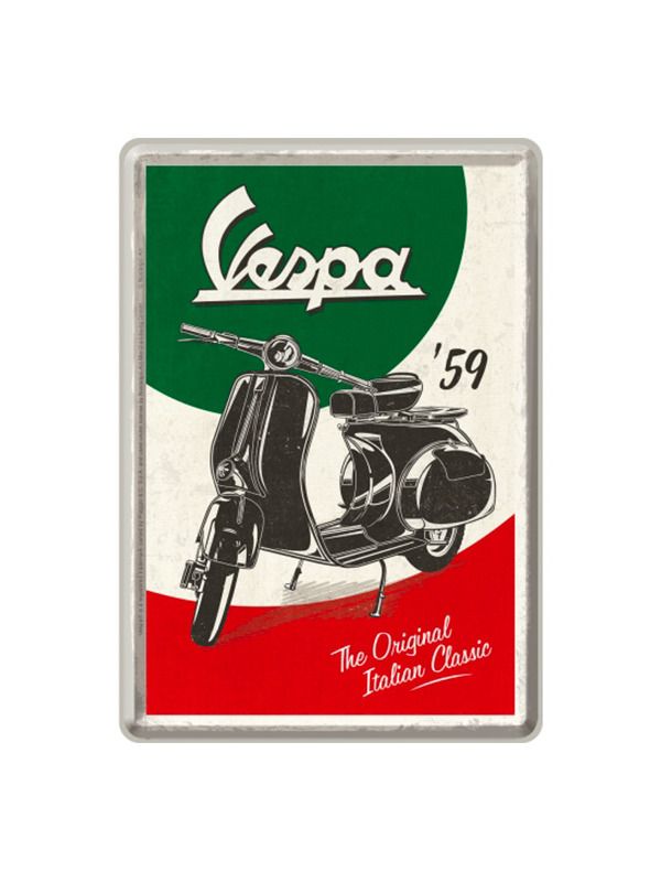 Plechová pohlednice - Vespa (The Italian Classic)