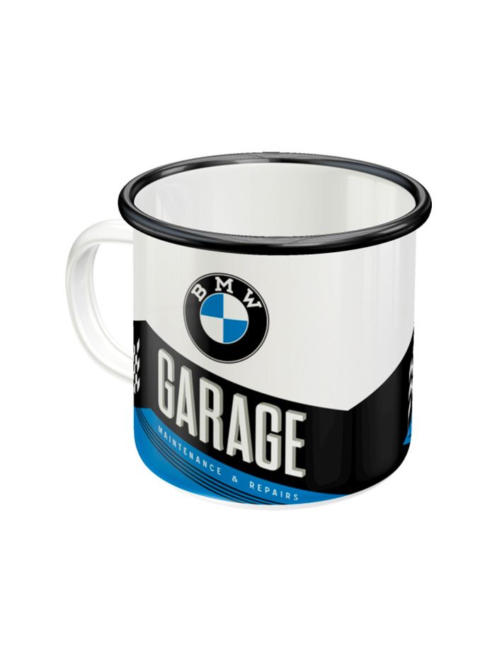 Plechový hrnek - BMW Garage