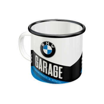 Plechový hrnek - BMW Garage
