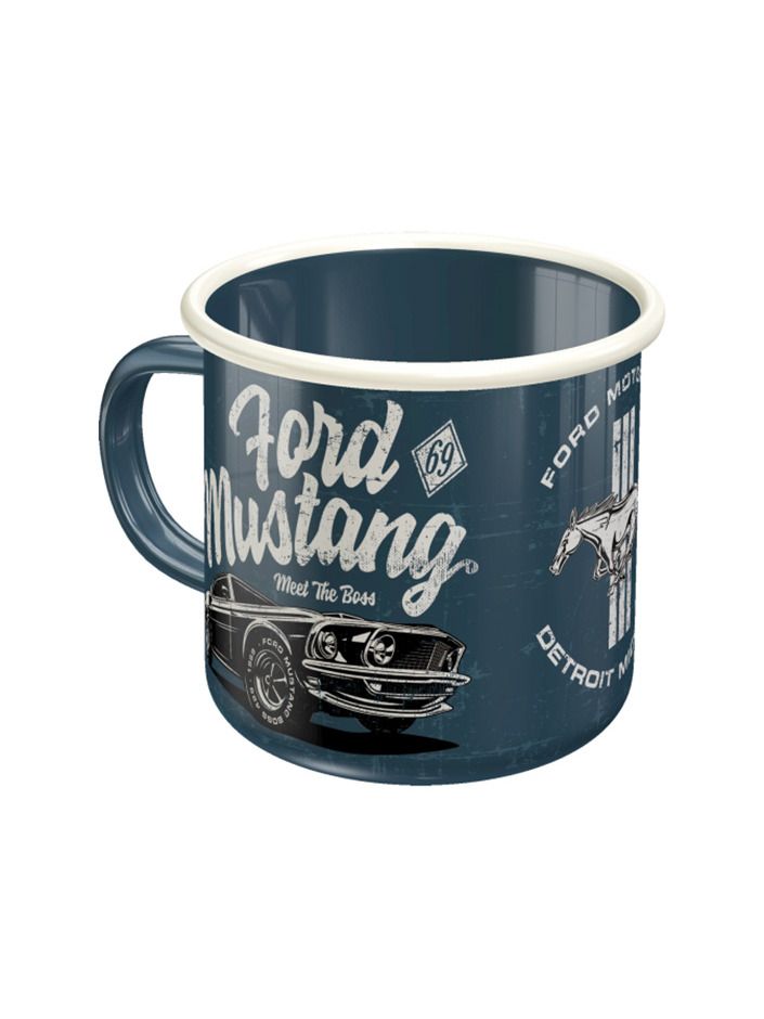 Plechový hrnek - Ford Mustang (The Boss)