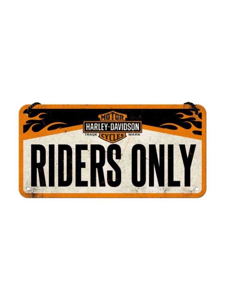 Závěsná cedule - Harley-Davidson Riders Only
