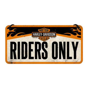 Závěsná cedule - Harley-Davidson Riders Only