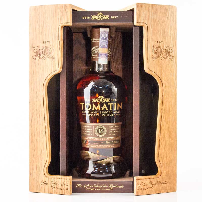 Tomatin 36y 46% 0,7 l (holá láhev)