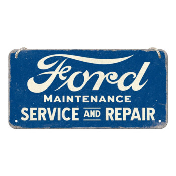 Závěsná cedule: Ford Service & Repair - 20x10 cm