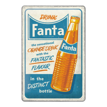 Plechová cedule Fanta Retro 20x30cm
