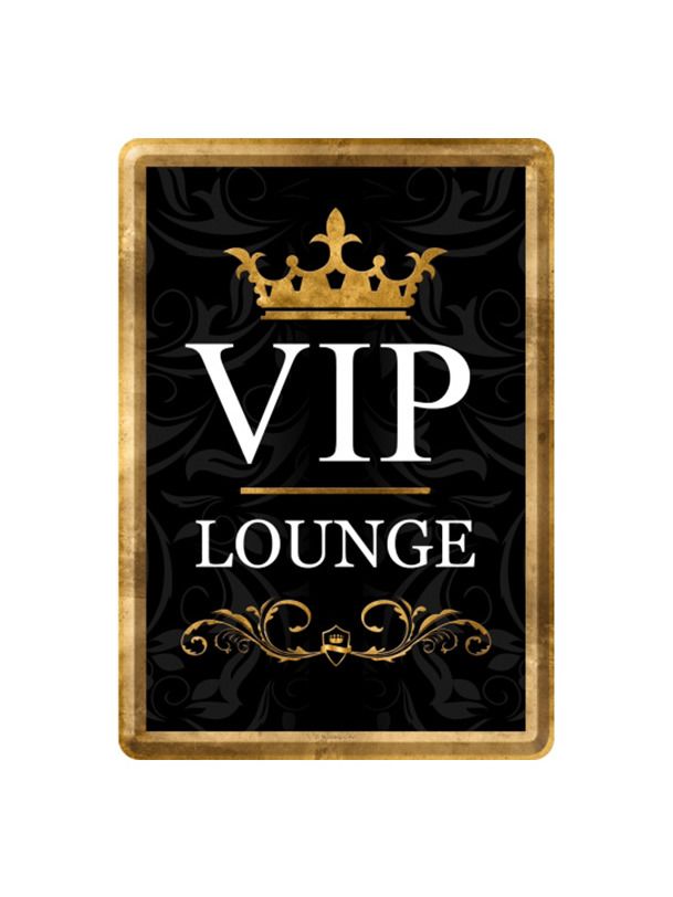 Plechová pohlednice - VIP Lounge