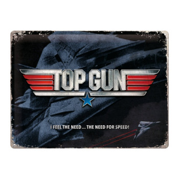 Plechová cedule: Top Gun The Need for Speed - 40x30 cm