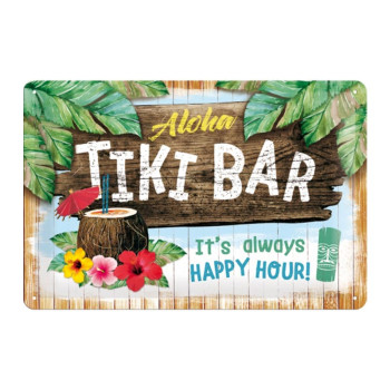 Plechová cedule - Tiki Bar