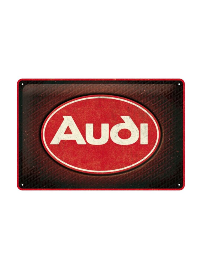 Plechová cedule: Audi Red Shine - 30x20 cm