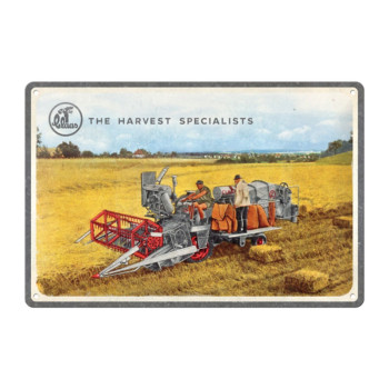 Plechová cedule: Claas The Harvest Specialists - 30x20 cm