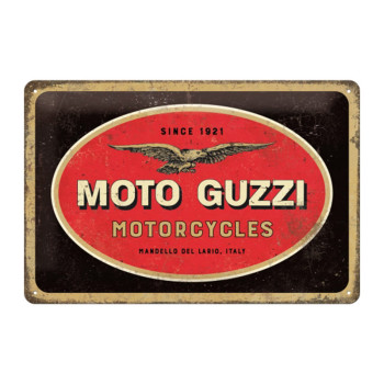 Plechová cedule: Moto Guzzi - 30x20 cm