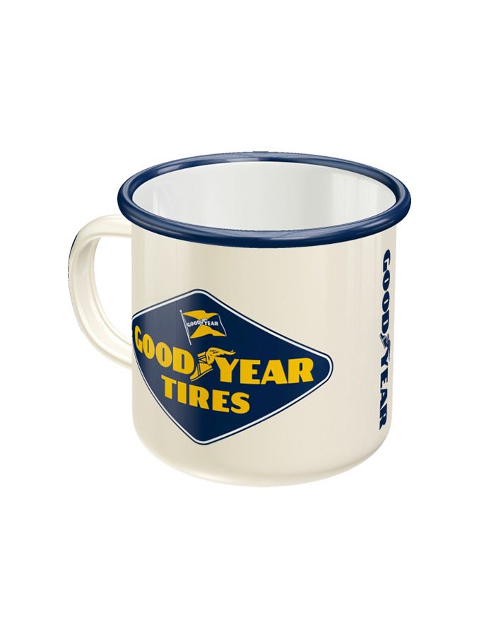 Plechový hrnek - Good Year Tires