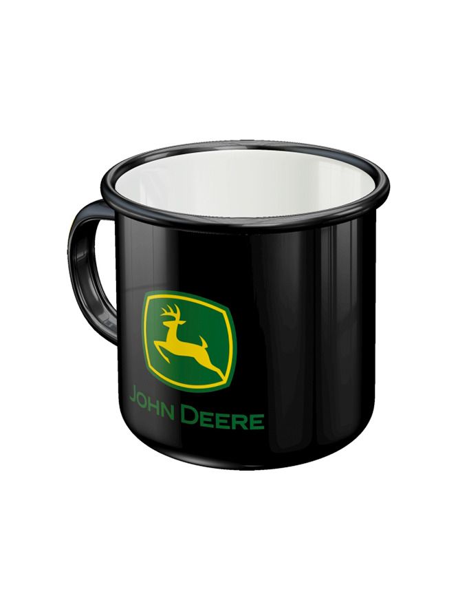 Plechový hrnek - John Deere  (Logo)