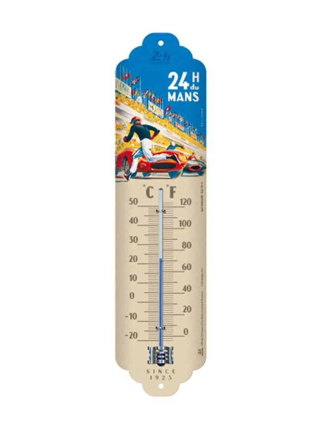 Teploměr - 24h Le Mans - Racing Poster Blue