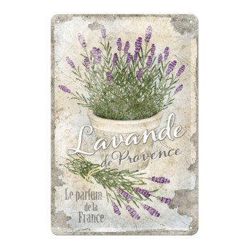 Plechová cedule - Levandule 20x30cm