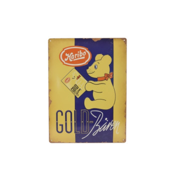 Cedule 30x40 NAL 0124 HARIBO Goldbären Vintage Gold NA23365