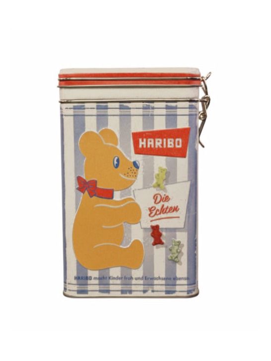 Plechová dóza s klipem NAO 0028 HARIBO Die Echten NA31135