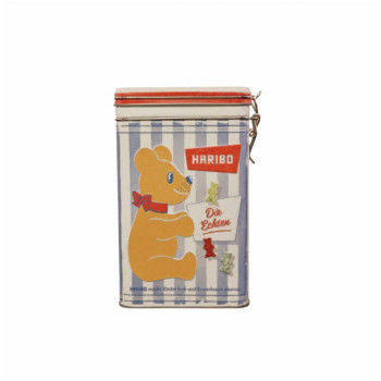 Plechová dóza s klipem NAO 0028 HARIBO Die Echten NA31135