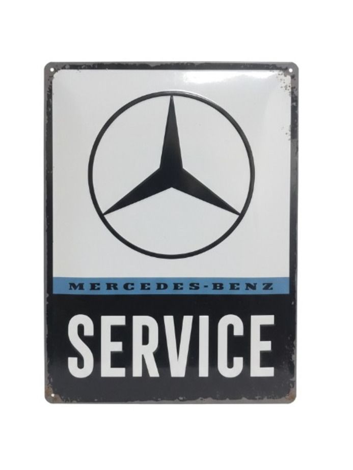 Blechschild 30x40 cm Mercedes-Benz Service