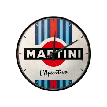 Nástěnné hodiny - Martini (L'Aperitivo Racing Stripes)