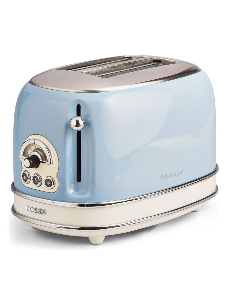 Vintage Bread Toaster modrý