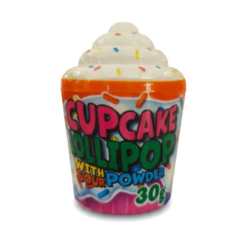 Jimmi Fox Cupcake Lollipop+Sour Powder 30g