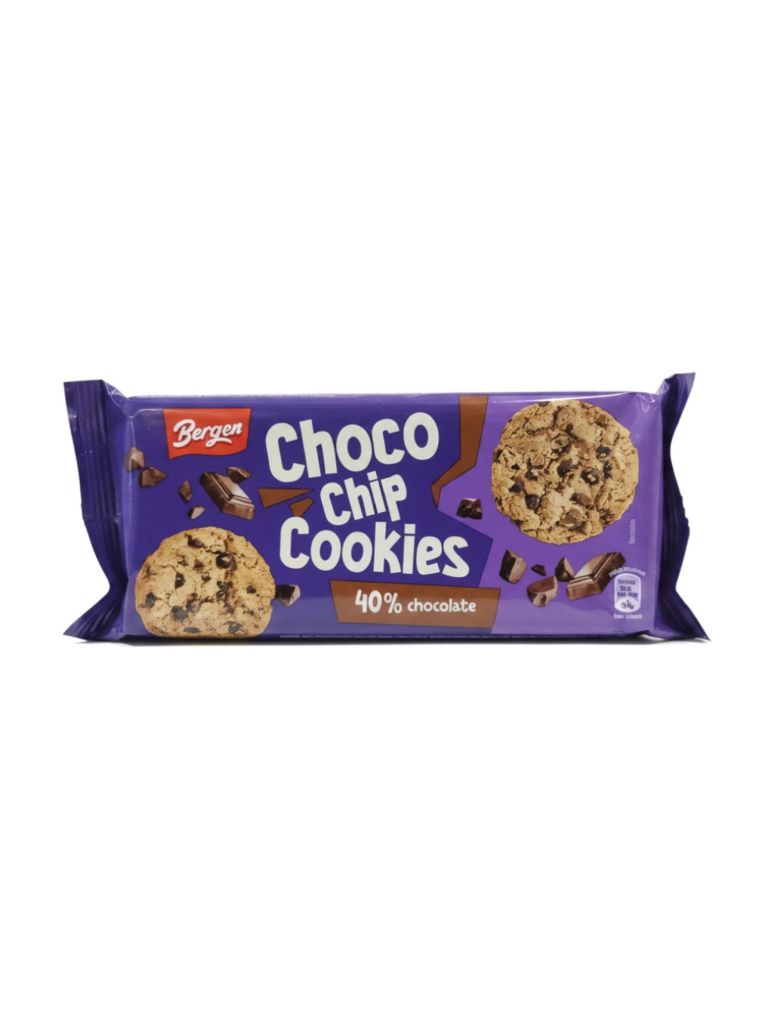 Bergen Čoko Chips Cookies 40% čokolády 85 g