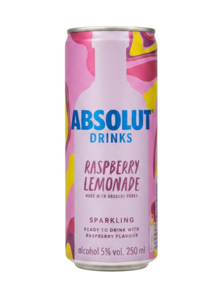 Absolut RTD Vodka&Raspberry Lemonade 0,25 l 5% plech
