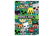Poznámkový blok Minecraft A6 linkovaný 10,5x15cm