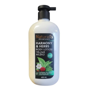 Naturalis tělové mléko Harmony and Herbs 400 ml