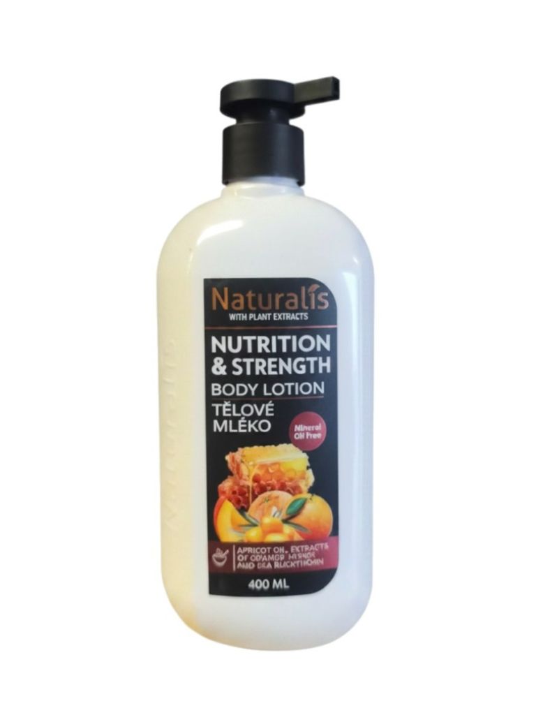Naturalis tělové mléko Nutrition and Strenght 400 ml