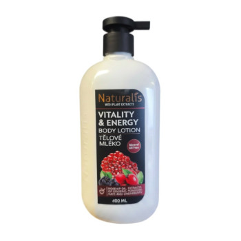 Naturalis tělové mléko Vitality and Energy 400ml