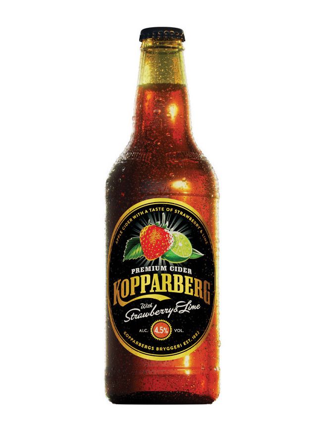 Kopparberg Jahody&Limetka Cider 4,5% 0,33l
