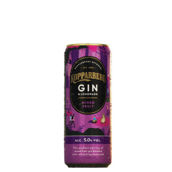 Kopparberg Gin&Lemonade Mixed Fruit RTD 0,25 l 5% plech