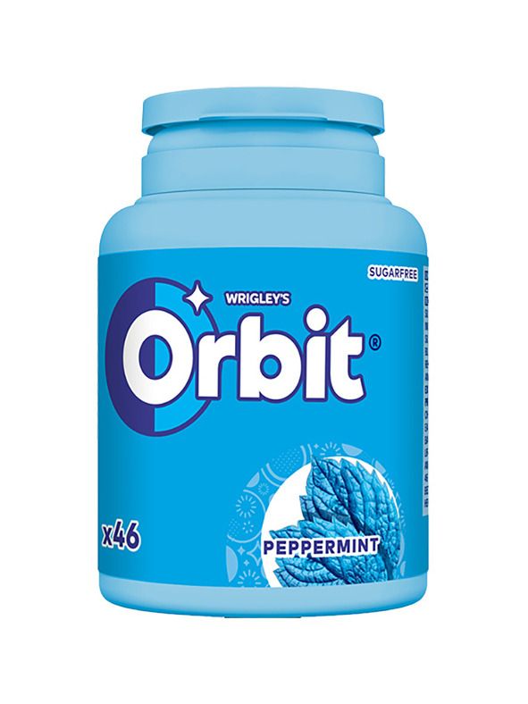 ORBIT Peppermint dražé dóza 64 g