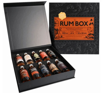 The Rum Box Yellow Edition 10 x 50 ml 41% - 1