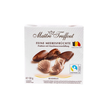 Maître Truffout Mini pralinky ve tvaru mušlí 50 g
