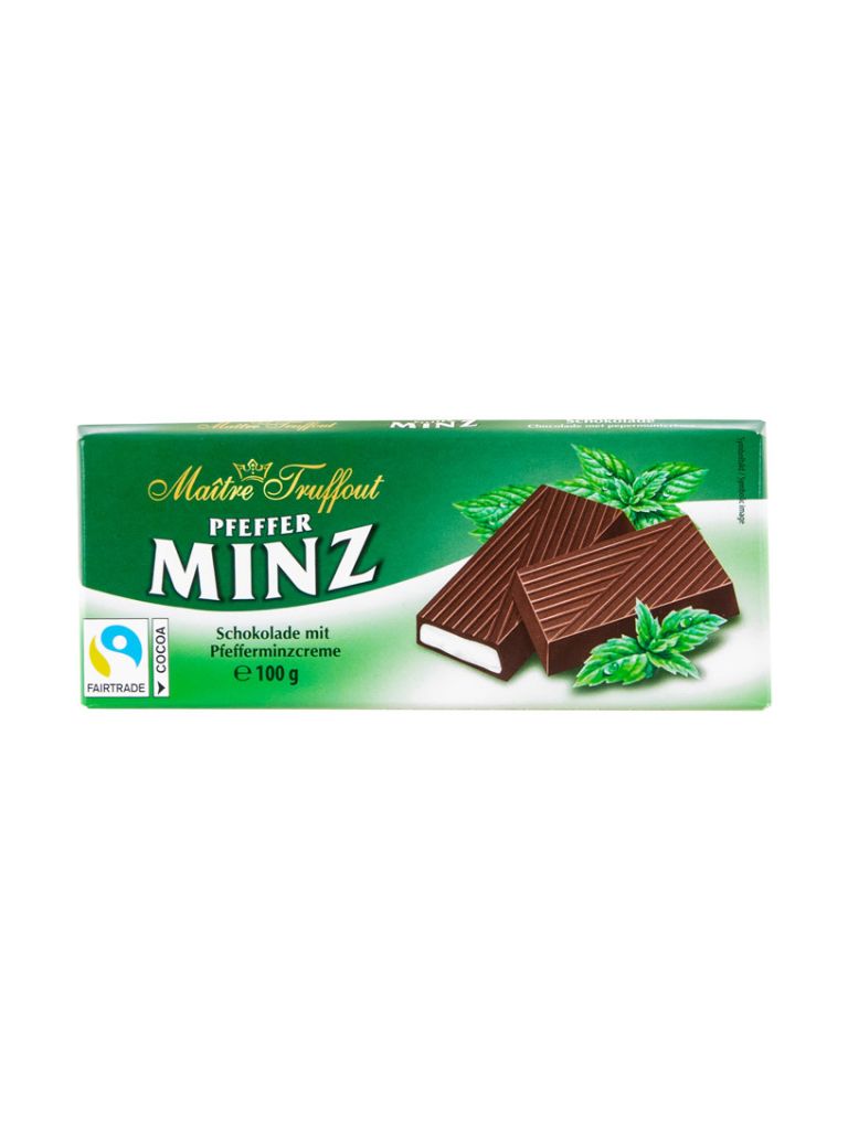 Maître Truffout Krémová čokoláda s mátou 100 g