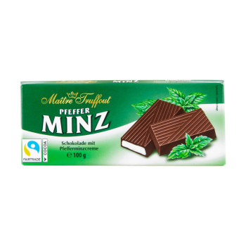 Maître Truffout Krémová čokoláda s mátou 100 g