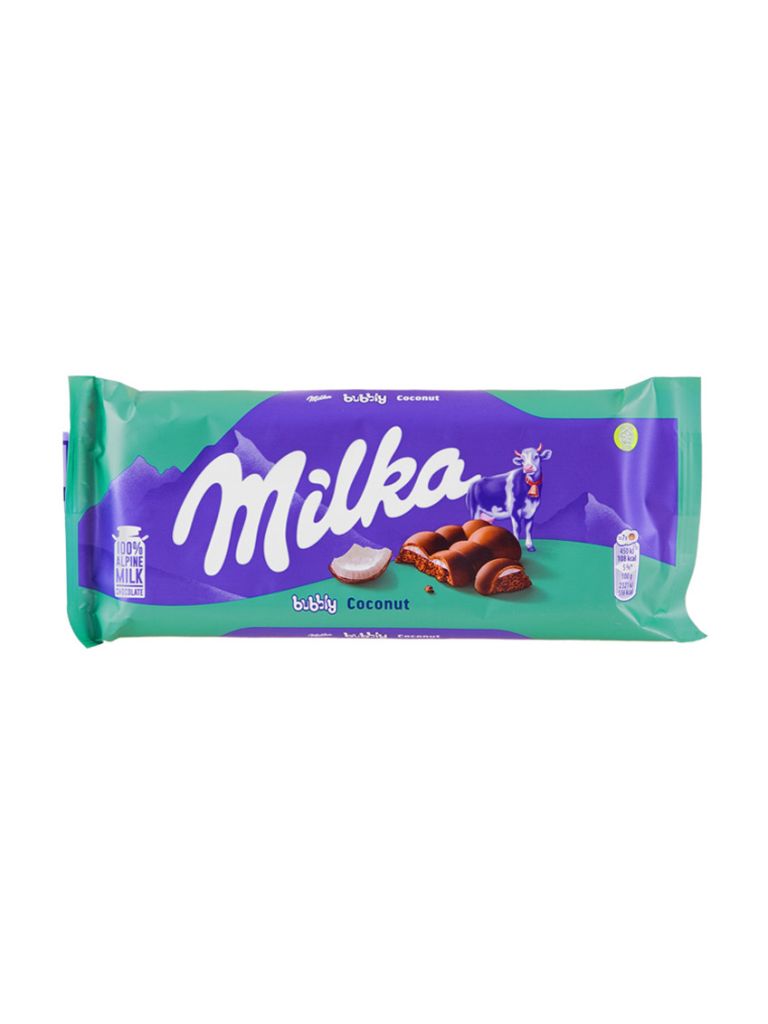 Milka Bubbly kokos 97 g