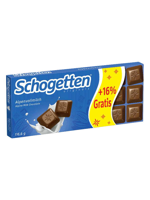 Schogetten Alpine mléčná 116 g