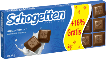 Schogetten Alpine mléčná 116 g