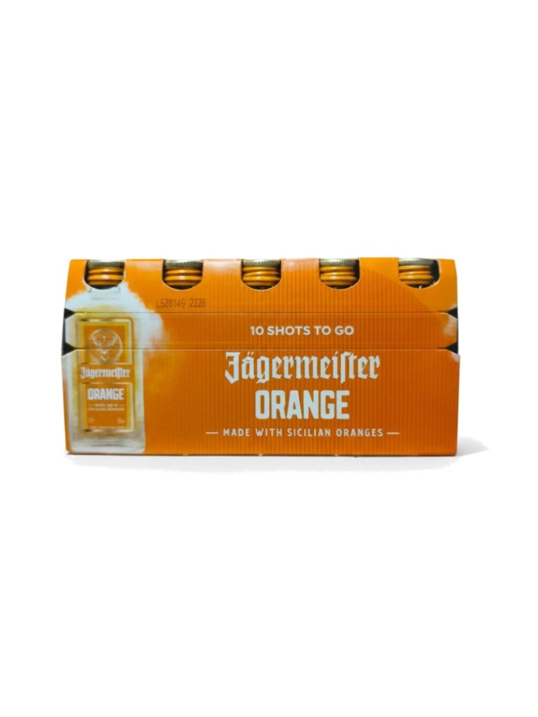 Jägermeister Mini Meister likér pomeranč 10x0,02 L 33%