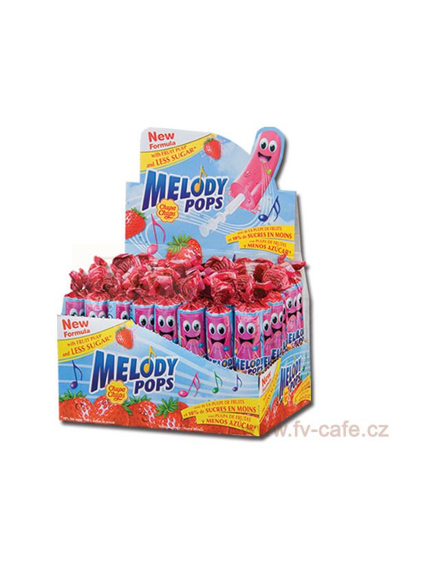 Chupa Chups Melody Pops Jahoda 18,6 g