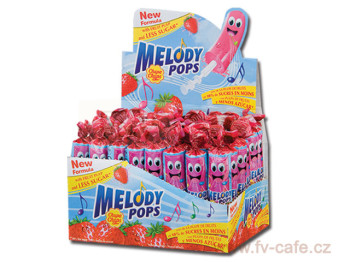 Chupa Chups Melody Pops Jahoda 18,6 g