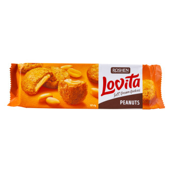 Roshen Lovita Soft Cream arašídy 127g